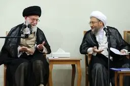 تصاویری از دیدار رئیس و مسئولان قوه قضائیه با رهبر معظم انقلاب اسلامی