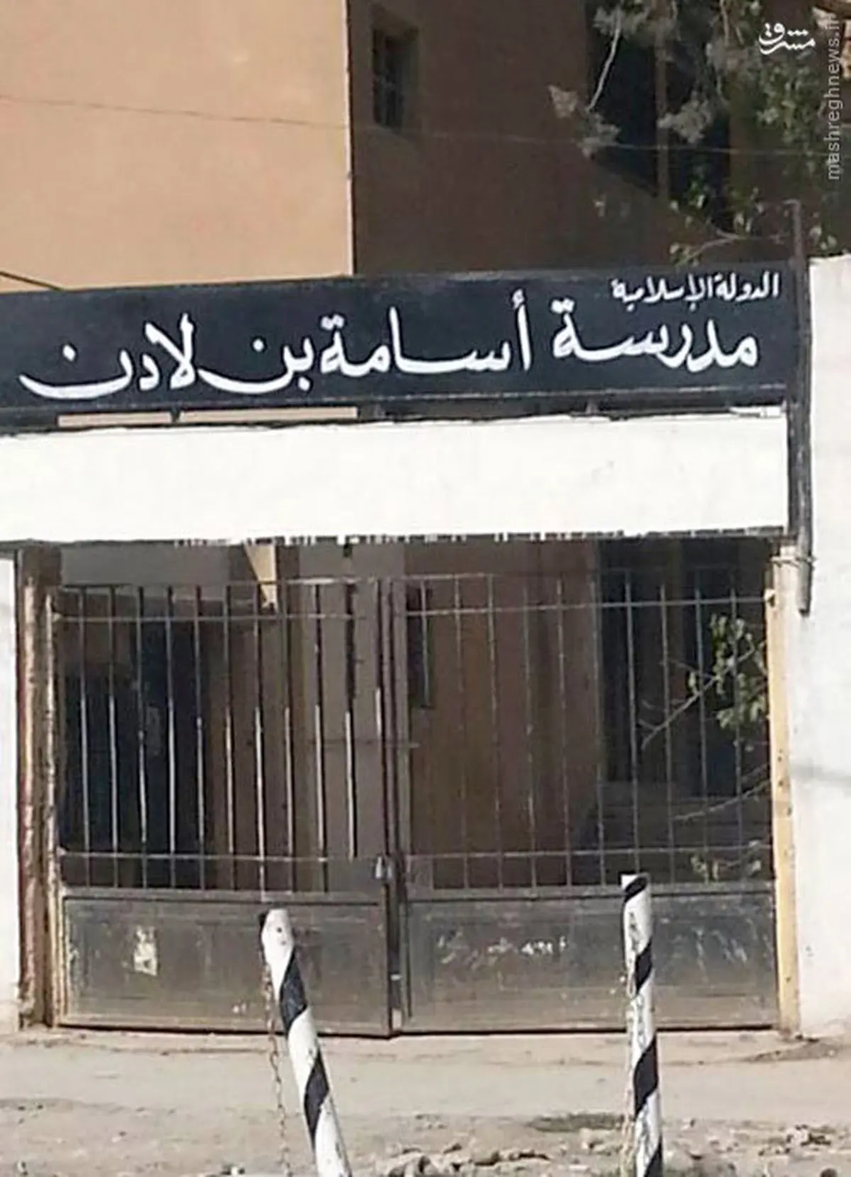 افتتاح مدرسه بن‌لادن در حلب توسط داعش/ عکس