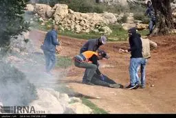 تصاویری از درگیری نظامیان اسرائیلی با معترضان فلسطینی