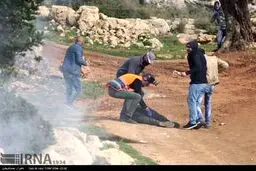 تصاویری از درگیری نظامیان اسرائیلی با معترضان فلسطینی