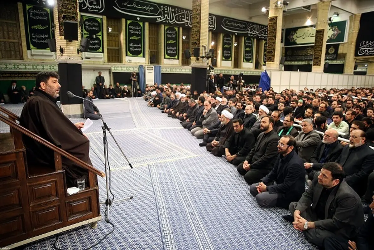 مداحی حاج سعید حدادیان در حسینیه امام خمینی(ره)/عکس