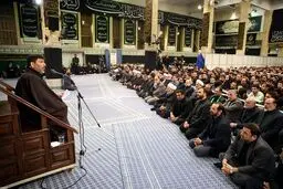 مداحی حاج سعید حدادیان در حسینیه امام خمینی(ره)/عکس