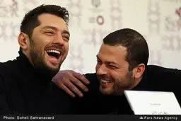 خنده‌های بهرام رادان و بازغی در نشست خبری/ عکس