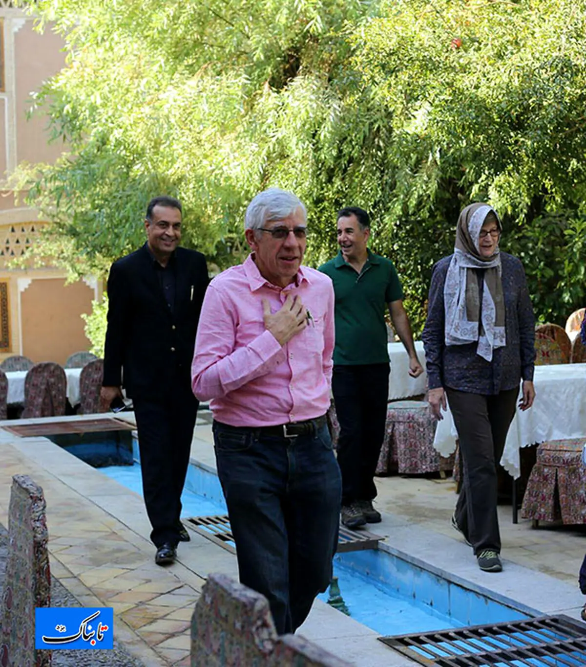 جک استراو در یزد/عکس