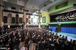 حاشیه‌های تصویری مراسم اولین شب عزاداری حضرت ابا عبدالله الحسین(ع) در محضر رهبر انقلاب