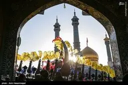 مراسم عزاداری سوم امام حسین در قم/تصاویر