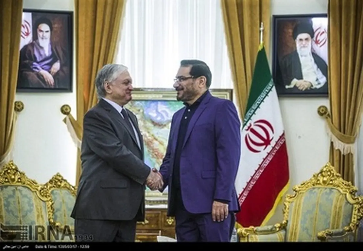 حواشی نصویری دیدار وزیر خارجه ارمنستان با علی شمخانی