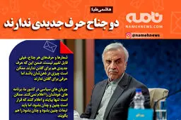 فوتوتیتر/ هاشمی طبا: دوجناح حرف جدیدی ندارند