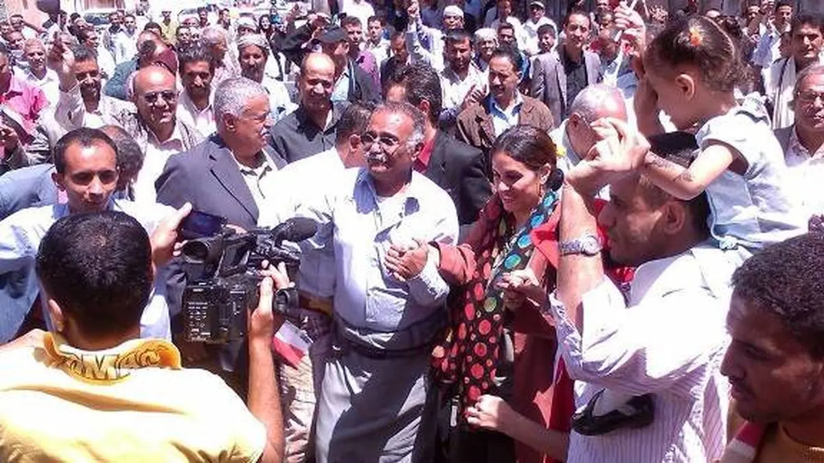 انتقاد حوثی‌ها از دولت یمن به دلیل رقص سنتی خانم وزیر