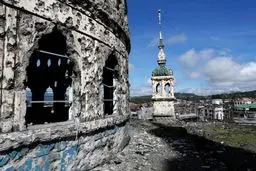 تصاویر تکان‌دهنده از ویرانه‌های ماراوی پس از داعش