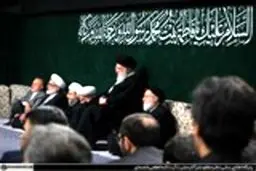 اولین شب عزاداری فاطمیه در حضور رهبر انقلاب /تصاویر