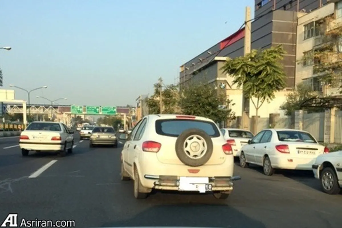 خودروی تیبایی که دوست دارد بنز باشد/عکس