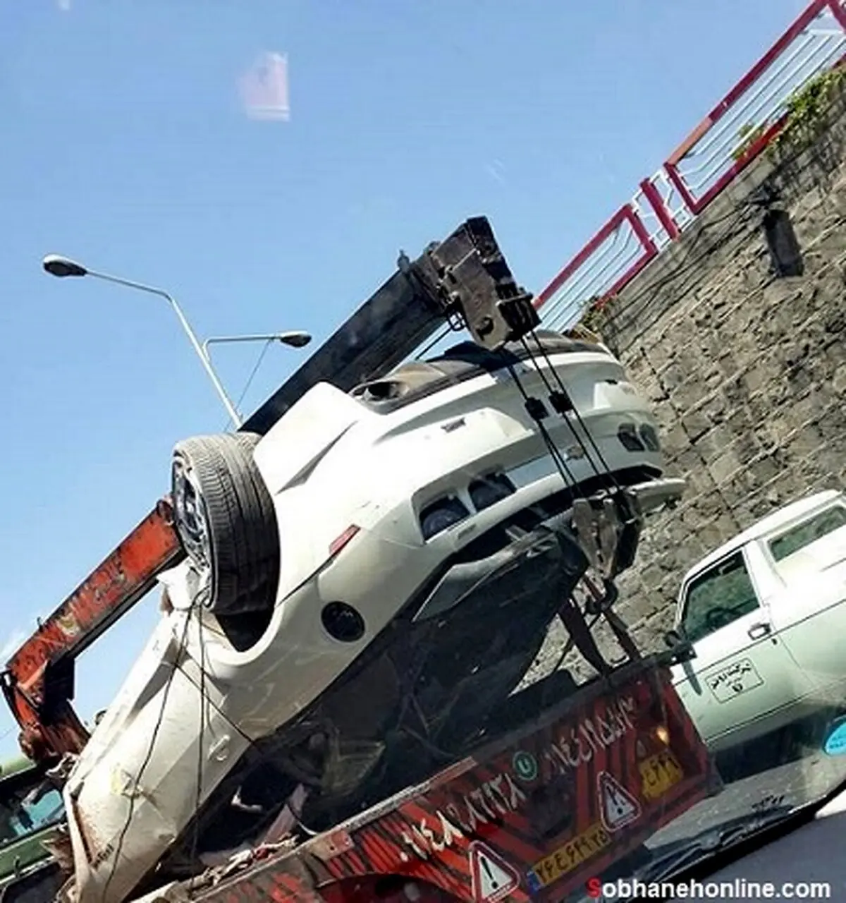 عکس:تصادف وحشتناک شورلت کوروت در تبریز