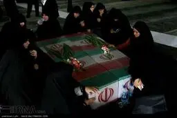 روایتی تصویری از مراسم وداع با 72 شهید غواص