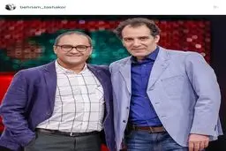 عکس یادگاری بهنام تشکر و رامبد جوان در خندوانه