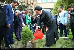 مراسم درختکاری با حضور اصحاب فرهنگ، هنر و رسانه/تصاویر