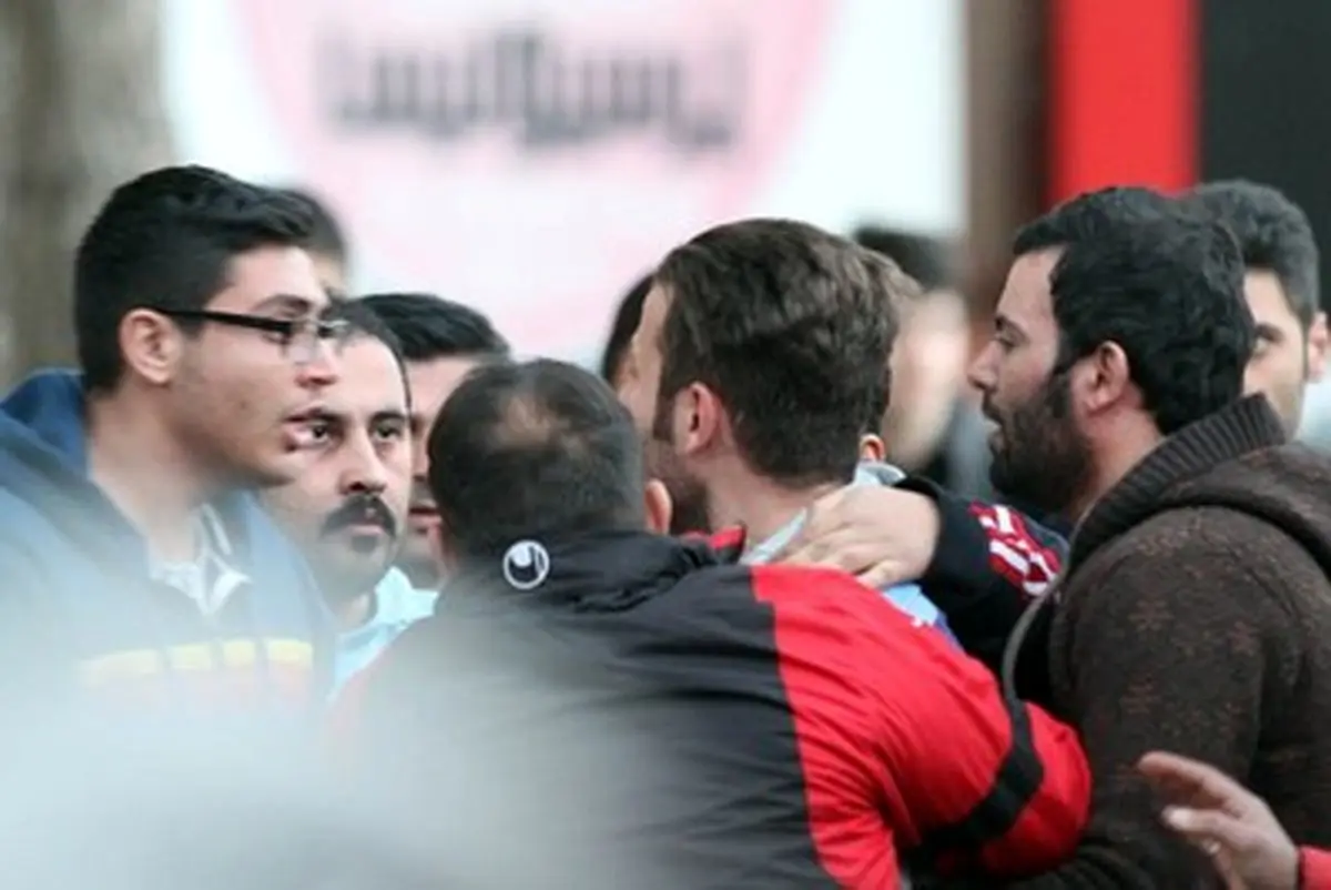 حاشیه های تصویری از درگیری‌ در تمرین‌ پرسپولیس