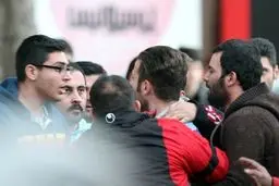 حاشیه های تصویری از درگیری‌ در تمرین‌ پرسپولیس