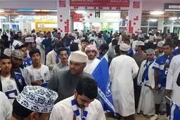 استقبال پرشور عمانی ها از رقیب پرسپولیس/عکس