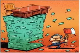 جهانگیری با تبر!/ کاریکاتور