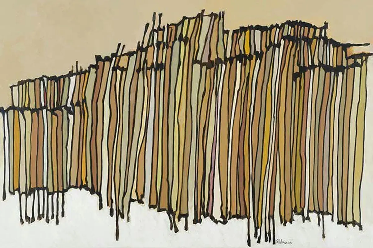 عکسی باورنکردنی از تابلوی عجیب نقاشی، که در حراج تهران میلیونی فروش رفت