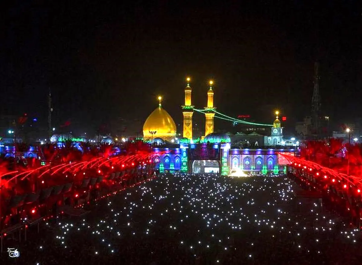 تصویری زیبا از بین الحرمین
