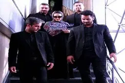 الناز شاکردوست و بادیگاردهایش/عکس