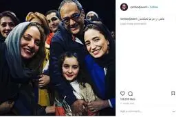 تصویری از مهناز افشار در کنار رامبد جوان و نگار جواهریان