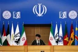 روایت تصویری از حضور رهبر انقلاب در ششمین کنفرانس بین المللی حمایت از انتفاضه فلسطین