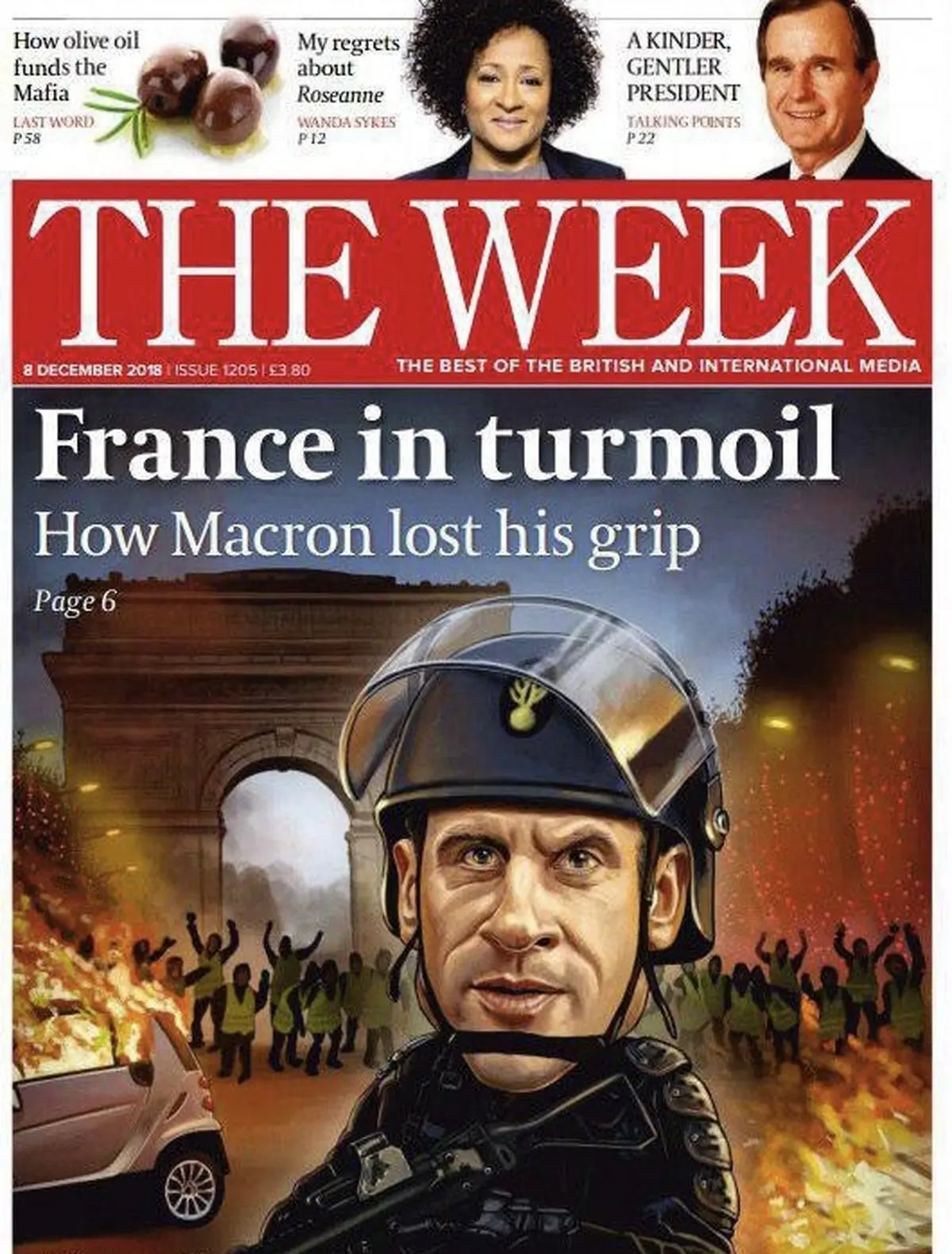 ماکرون چگونه کنترلش بر اوضاع را از دست داد!؟ / عکس