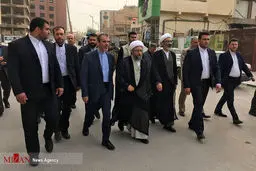 حواشی دیدار آیت الله آملی لاریجانی با مراجع نجف/تصاویر