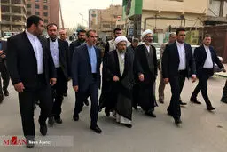 حواشی دیدار آیت الله آملی لاریجانی با مراجع نجف/تصاویر