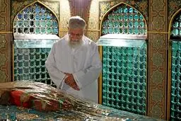 تصاویری از حضور رهبر انقلاب در حرم امام رضا(ع)