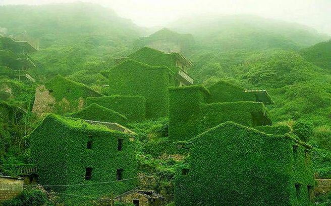 تصویری دیدنی و زیبا از یک باغ مخفی در چین