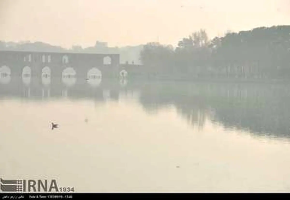 آلودگی هوای اصفهان در مرز هشدار/ تصاویر