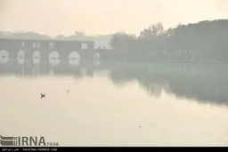 آلودگی هوای اصفهان در مرز هشدار/ تصاویر