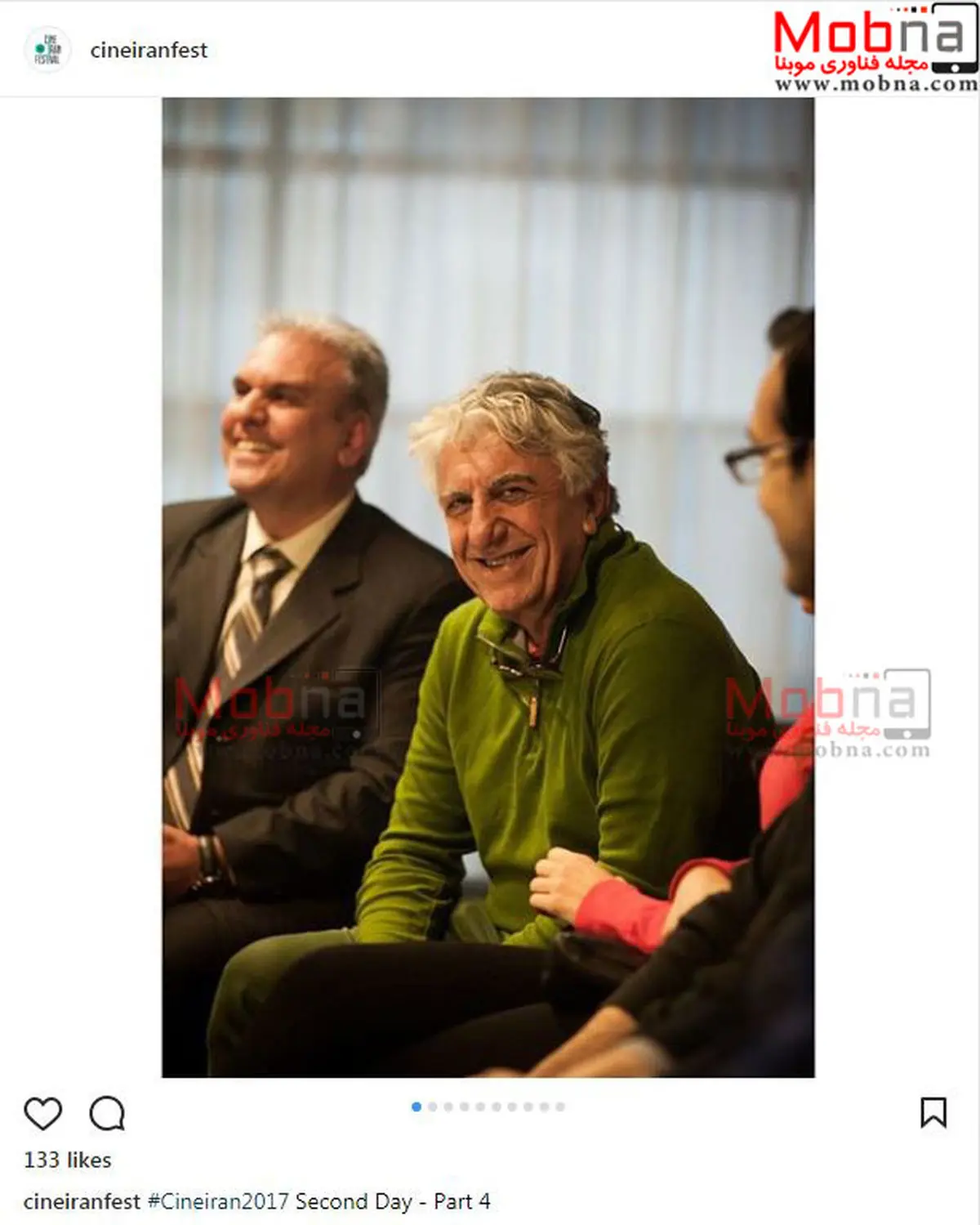 رضا کیانیان در جلسه پرسش و پاسخ در تورنتو / عکس