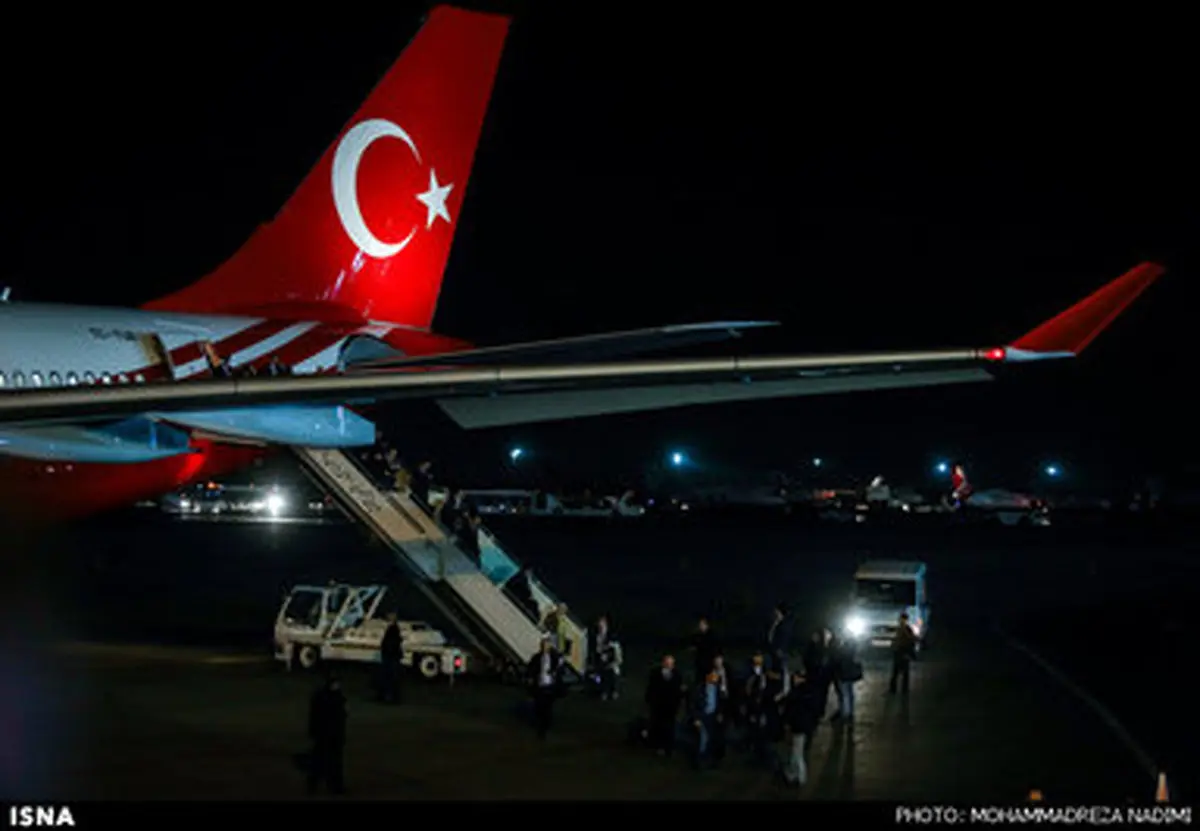 حواشی ورود داوود اغلو به تهران / تصاویر