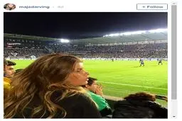 رونالدو در قفس طلایی+عکس