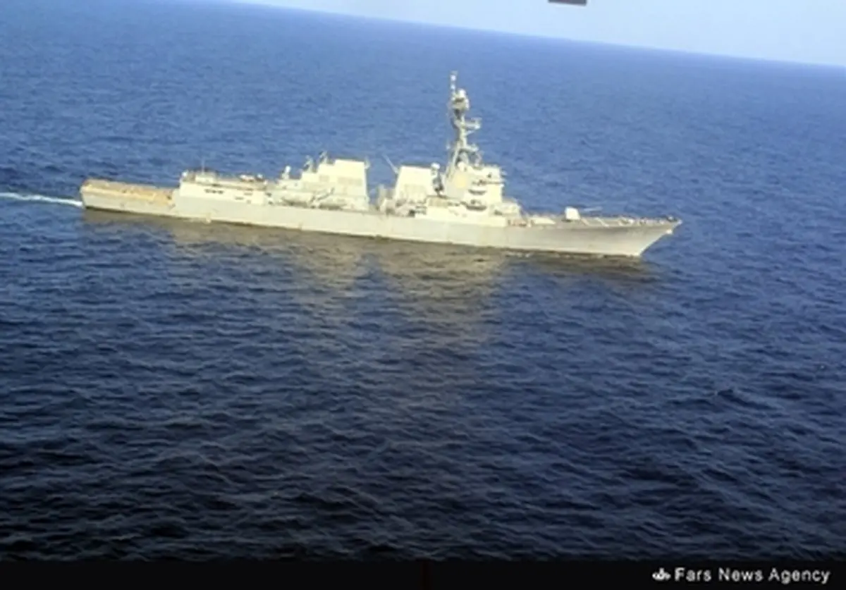 تصاویر خروج ناوهای اروپایی و آمریکایی از منطقه رزمایش ارتش