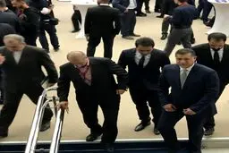 علی دایی و مهدوی‌کیا روی فرش قرمز جام جهانی/عکس