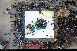 مراسم تشییع و تدفین دو شهید گمنام - هرمزگان