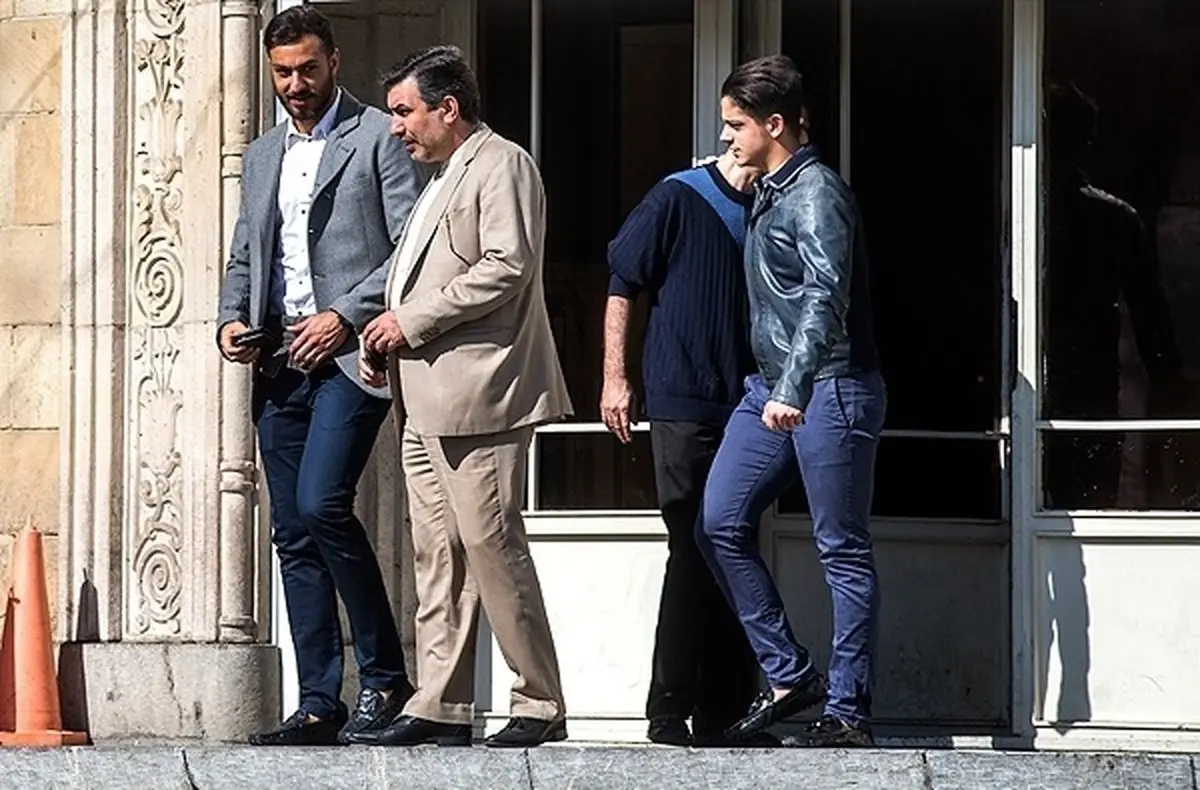 سوشا مکانی امروز در دادسرا /عکس