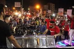 تصاویر: جشن قهرمانی پرسپولیس در سطح شهر