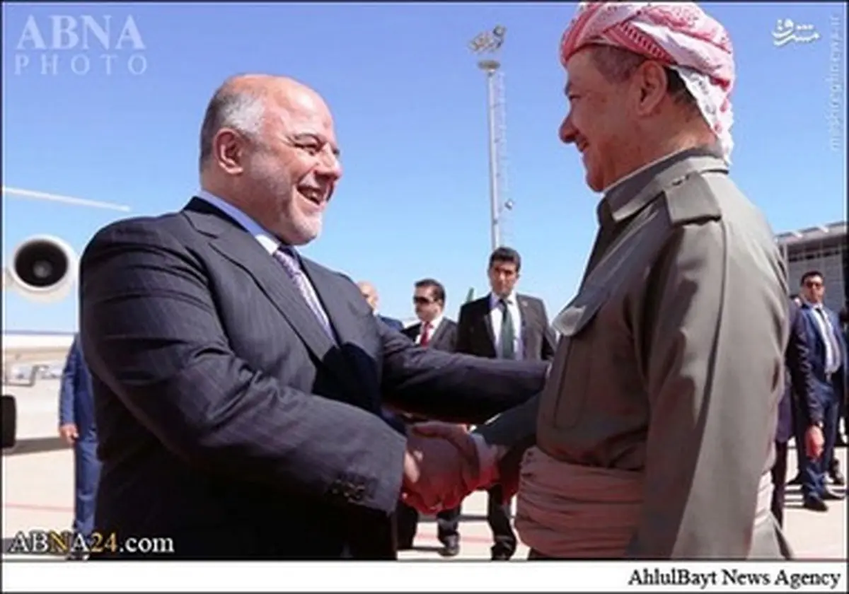 اولین سفر حیدر العبادی به کردستان/تصاویر