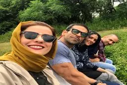 استایل متفاوت سارا بهرامی و بازیگران سریال کرگدن + عکس