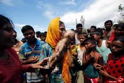 دردناک ترین عکس از حادثه کشتار مسلمانان میانمار