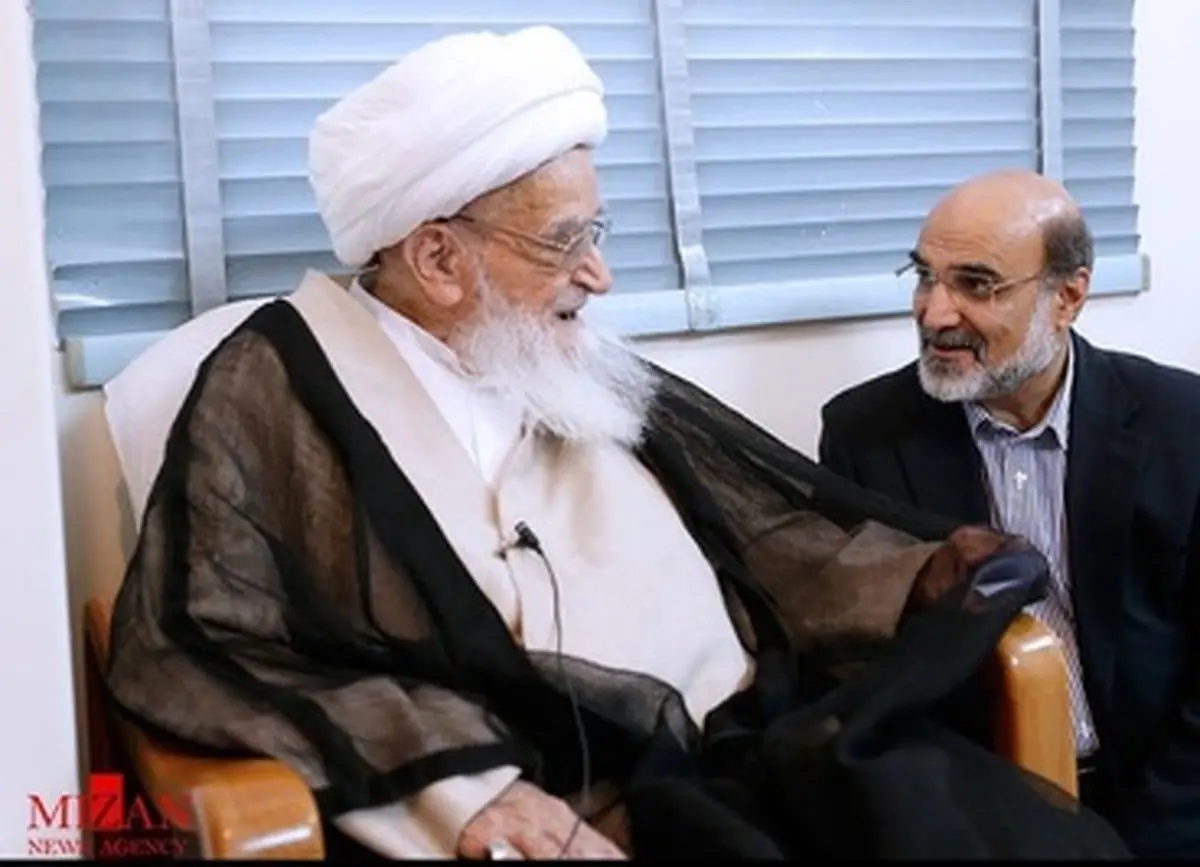 حواشی دیدار رئیس رسانه ملی با مراجع عظام تقلید/تصاویر