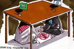 نقشه عربستان برای ایران!/ کاریکاتور