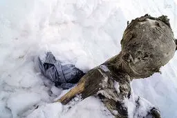 کشف جسد کوه نورد مدفون در برف ، پس از 55 سال / تصاویر